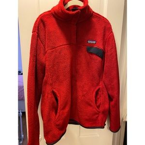 Patagonia Re-Tool Snap-T Pullover W XL Red